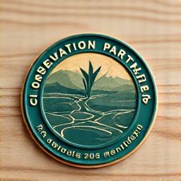Seal of 'Conservation Partner' from a local environmental group