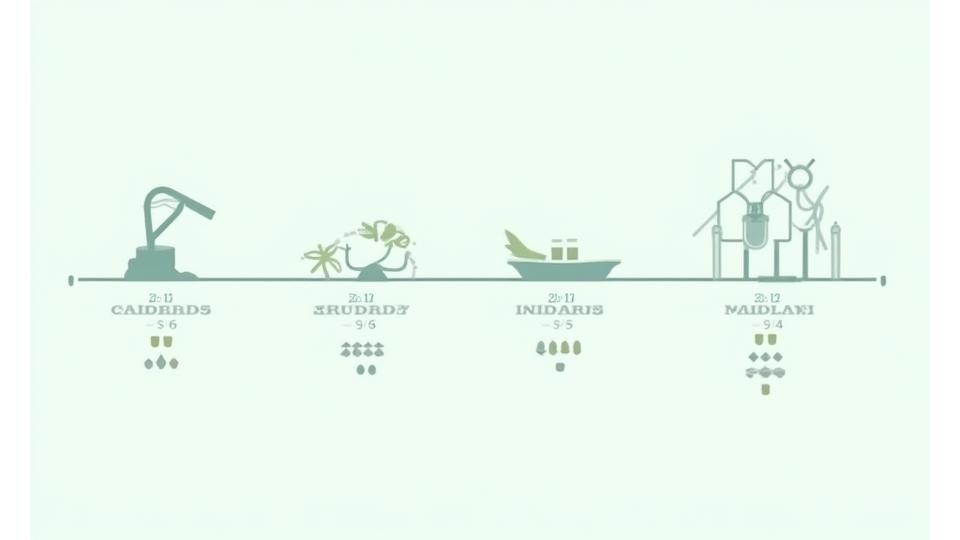 A visual seasonal fishing calendar with icons representing target species and techniques for Spring, Summer, Fall, and Winter in Ottawa.